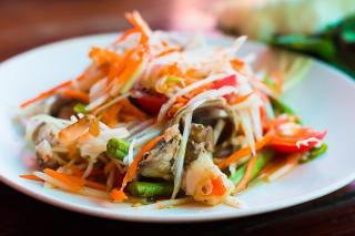 Recette de Salade thaïlandaise au chou, Salade